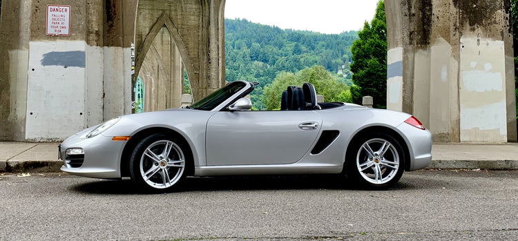 Silver 987 Boxster