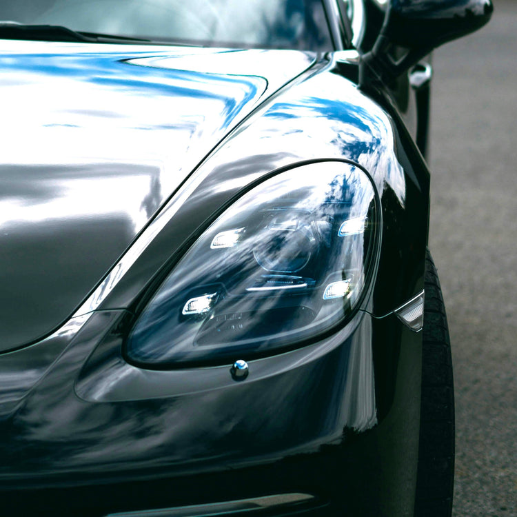 Black 718 boxster