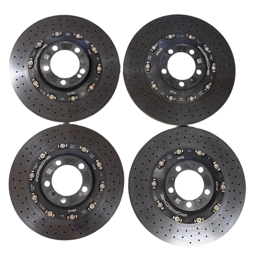 OEM Porsche PCCB Rotor Set 410x36 & 390x32 (Used)